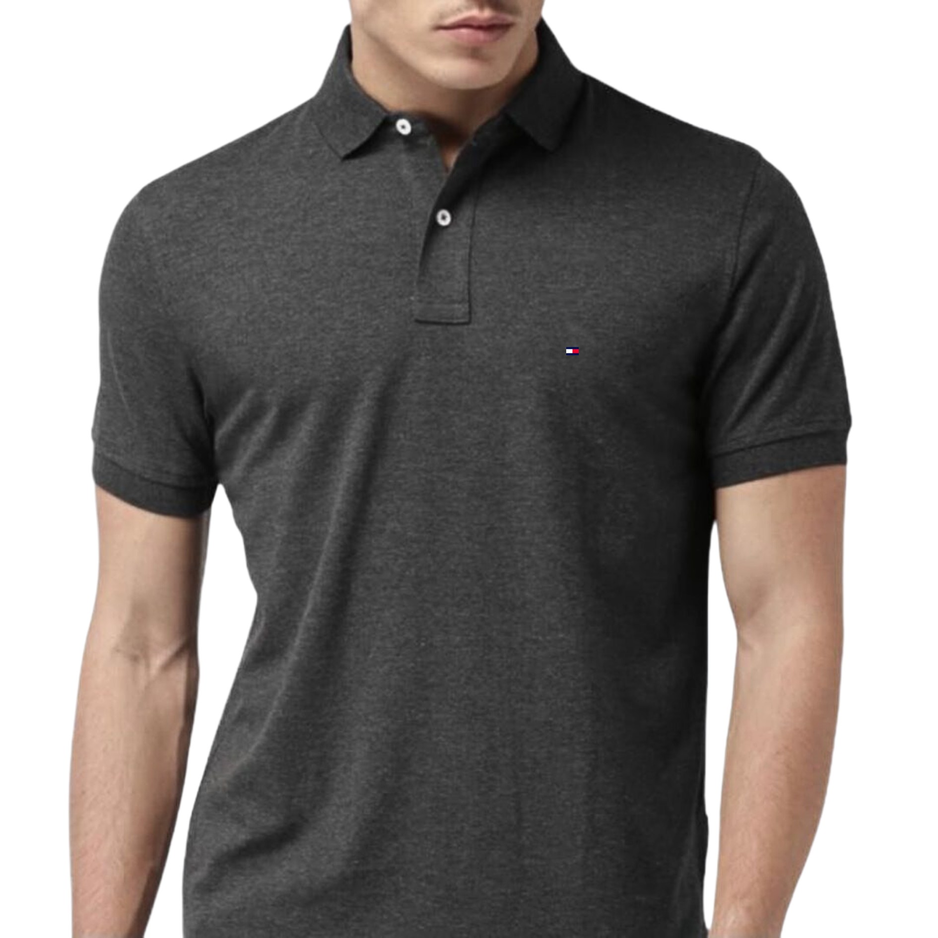 Tommy collar discount t shirt